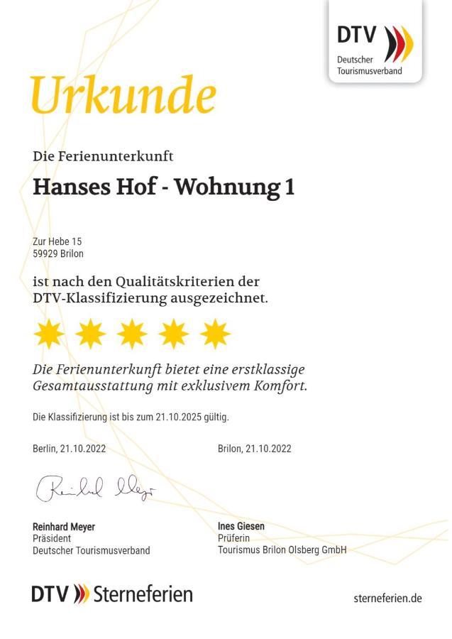 Hanses Hof บรีโลน ภายนอก รูปภาพ